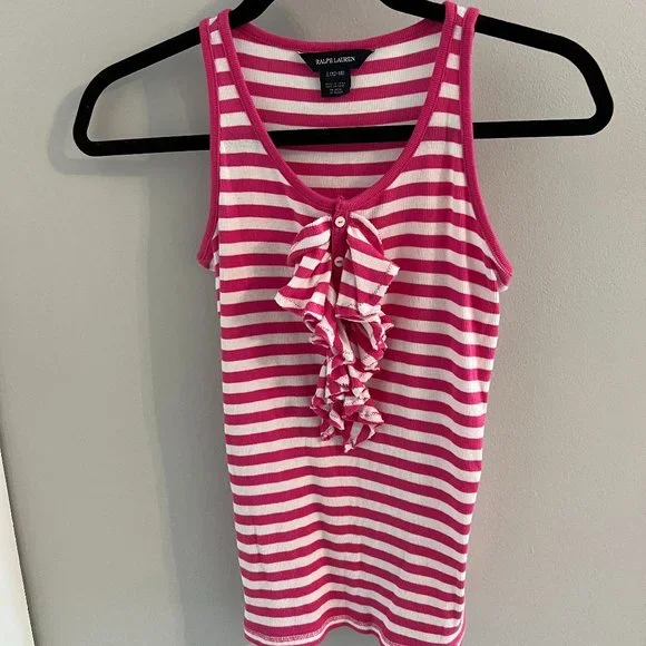 Ralph Lauren Ruffled Tank - Picture 1 of 2